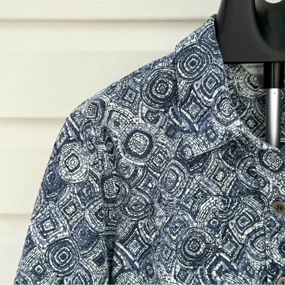 Christopher & Banks Roll Sleeve Top - Picture 1 of 16